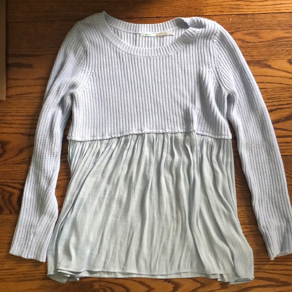 Peplum sweater